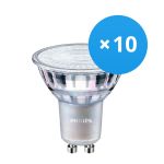Voordeelpak 10x Philips MASTER Value LED Spot GU10 PAR16 3.7W 270lm 36D - 930 Warm Wit | Beste Kleurweergave - Dimbaar - Vervangt 35W