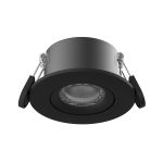 Noxion LED Spot Ares Firerated 6W 540lm 927-940 3CCT- Kantelbaar Zwart| Zaagmaat 68mm
