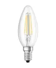 Ledvance Classic LED E14 Kaars Filament Helder 4W 470lm - 840 Koel Wit | Vervangt 40W