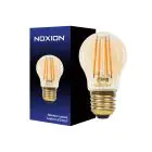 Noxion Lucent Lustre LED E27 Kogel Filament Amber 4.1W 350lm - 822 Zeer Warm Wit | Dimbaar - Vervangt 32W