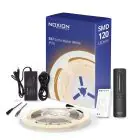 Noxion LED Strip Naga 5 Meter Complete Set - 24V - 120LEDs/m - 9.6W/m - 927 Zeer Warm Wit | 8mm - IP20 - Beste Kleurweergave - SMD2835